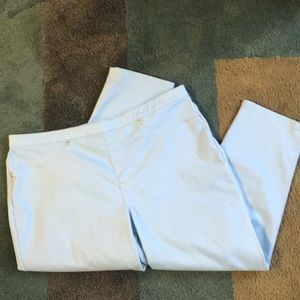 Powder Blue Capri Denims - Style & Co